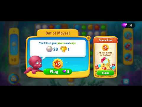 @Fishdom Failed All the Time at Atlantis Cup Stage 3. This Level is Crazy Without Power Up 🙄