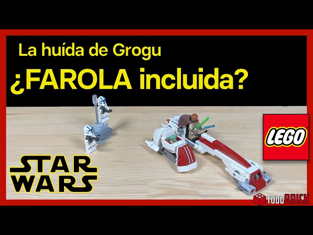Vídeo relacionado con LEGO Star Wars: The Mandalorian Huida en Speeder BARC, Moto con Sidecar de Juguete de Construcción Inc. Kelleran Beq y Grogu (Baby Yoda), Regalo para Niños, Niñas y Fans de 8 Años o Más 75378