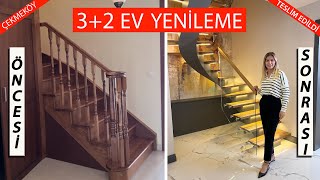 3+2 EV YENİLEME l EV TADİLATI l EV TURU l MODERN EV I ÖNCESİ SONRASI