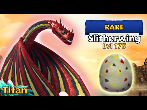 Slitherwing Max Level 175 Titan Mode | Dragons: Rise of Berk