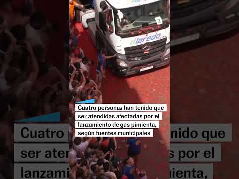 Las imágenes que deja la tomatina de Buñol #shorts