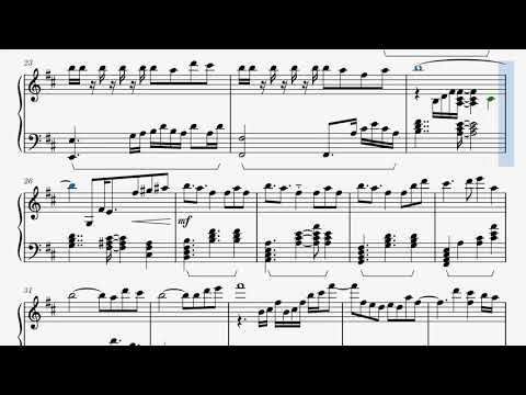 Mor Ardain / Night (Xenoblade Chronicles 2) Piano Sheet Music - スペルビア帝国/夜(ゼノブレイド2)ピアノ