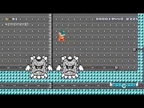 2-3 Perilous Pyramid by 4realjus10 - SUPER MARIO MAKER - No Commentary