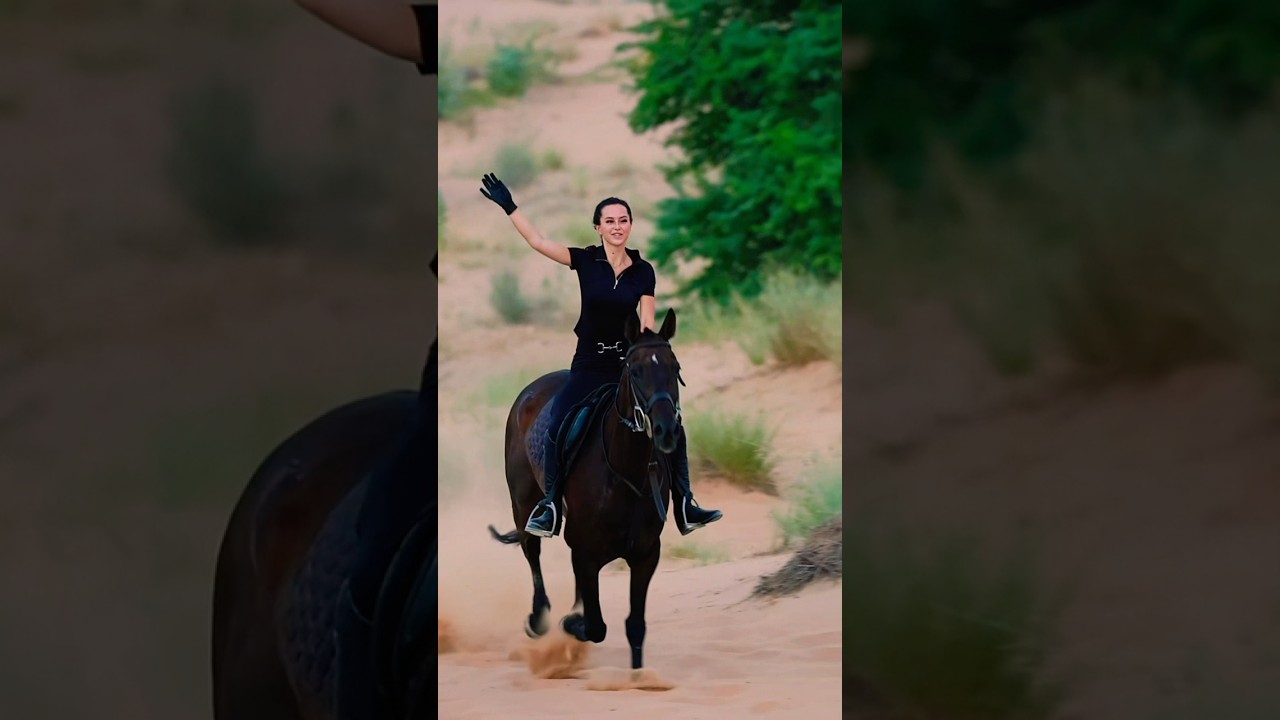 Wild Horse Speed Ride | Fearless Girl in Full Control 🐎🔥