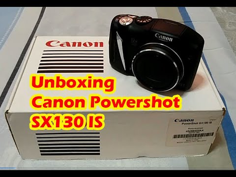 Unboxing Canon Powershot SX130 IS (refurbished unit)