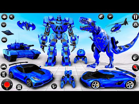 Dino Robot Transformation Jet Car Bike Dinosaur Robot Game 2026 New Fight Update - Android Gameplay