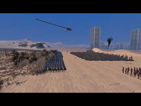 Archers, Catapults & 3000 Heavy knights Vs 45000 Skeleton warriors - Ultimate Epic Battle Simulator