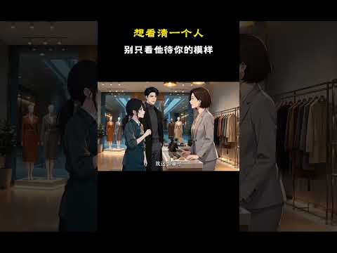 想看清一个人，别只看她待你的模样。#原创动漫 #动漫 #搞笑 #二次元
