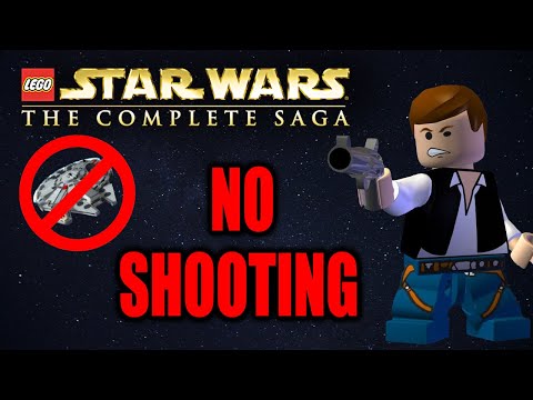 Can you beat Lego Star Wars: The Complete Saga without shooting?