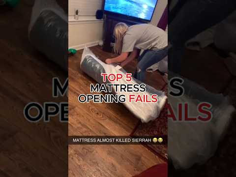 Top 5 Funniest Mattress Unboxing Fails EVER! 😂 #Shorts Compilation (You Won't Believe #3!)