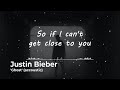 Justin Bieber - 'Ghost' (accoustic) Lyrics HD