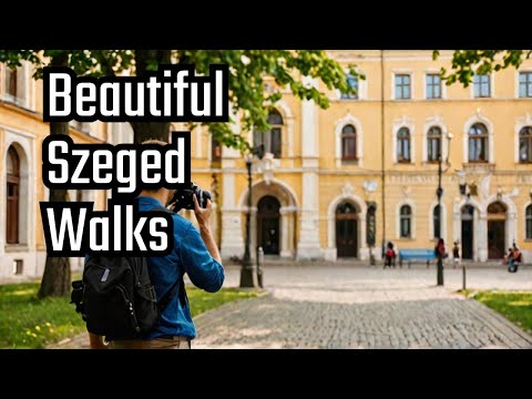 Hungary Tour: Walking in Szeged, Hungary. Discover the Beauty.