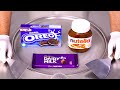 How To Make CADBURY OREO NUTELLA Ice Cream Rolls ASMR No Talking