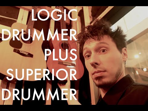Logic pro X drummer plus Toontrack Superior Drummer