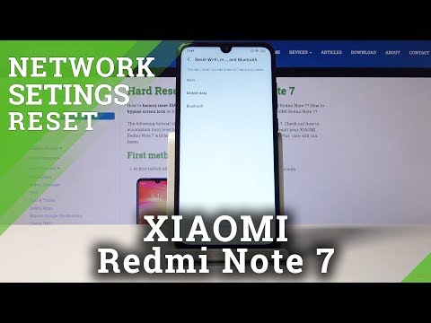 How to Fix Network Configuration in XIAOMI Redmi Note 7 - Reset Network Settings