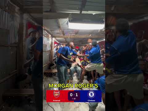 ⚽️Morgan Rogers with Opening Goal against Arsenal to send Chelsea Fans wild 😝