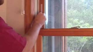 How to child proof your window with the Window Wedge