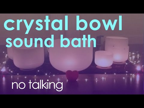 Crystal Bowls Sound Bath (no talking) Sound Healing @ 432Hz