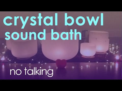 Crystal Bowls Sound Bath (no talking) Sound Healing @ 432Hz Video