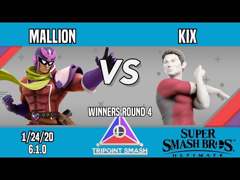 Tripoint Smash 94 - Winners Round 4 - Mallion(Captain Falcon) Vs. KiX(Wii Fit Trainer)