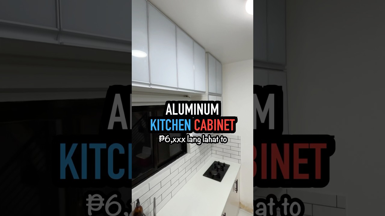 DIY Kusina Upgrade: Aluminum Kitchen Cabinets