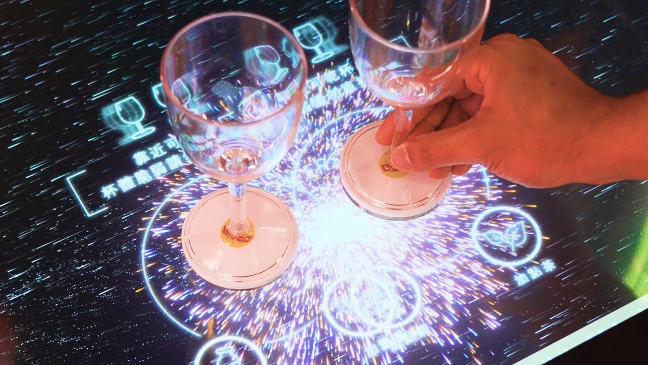 《茶奶調配實驗室 TEA LAB》沉浸式 LED 展間