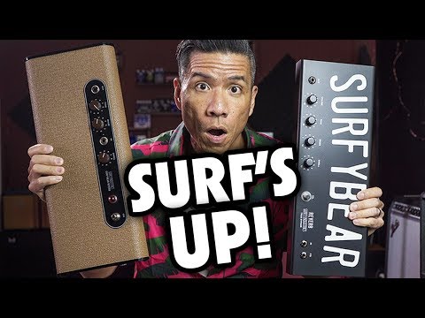 Surfy Industries SurfyBear Metal Reverb Pedal (Black) image 5