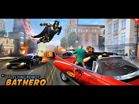 Flying Robot Bat Hero City Rescue