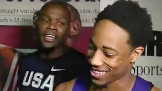 Kevin Durant Serenades DeMar DeRozan, Carmelo Anthony Explains Why He Was Cranky by Obsev Sports