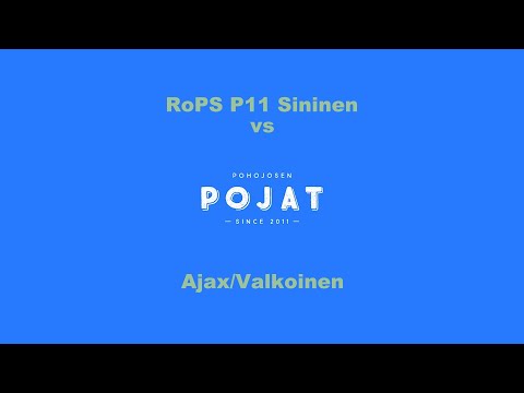 RoPS P11 Sininen vs Ajax Valkoinen