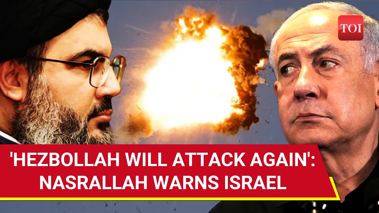 Nasrallah Exposes IDF In Fiery 1st Address After Hezbollah Attack; 'Struck 110 Kms Inside Israel'
