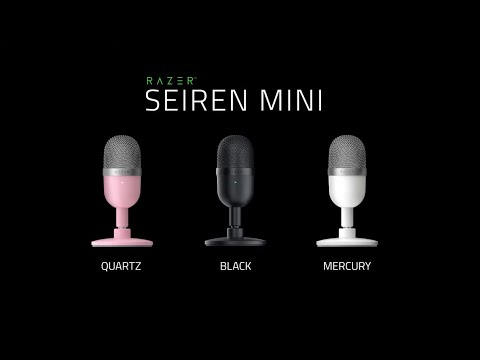 Razer Seiren mini kondensacinis mikrofonas, Juodas, laidinis