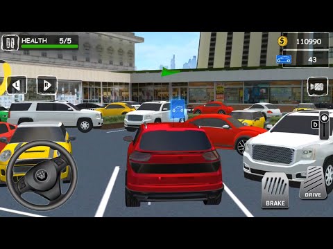 Parking Professor - Beautiful Red Suv Unlocked New Levels - Android Gameplay Walkthrough