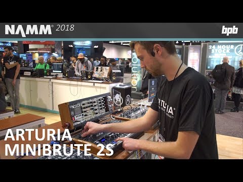 Arturia MiniBrute 2S @ NAMM 2018