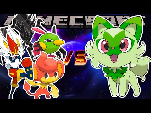 I battled a BOSS Sprigatito with a random team in Pixelmon and This Happened