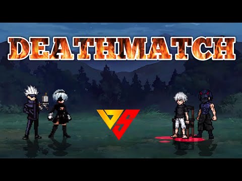 Gojo Satoru V7 & 2B VS Kaneki & Ayato in Jump Force Mugen