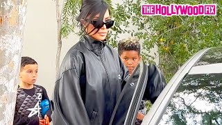 Kim Kardashian Channels Bianca Censori In A Kanye West Inspired Outfit At Saint West's Game In L.A.