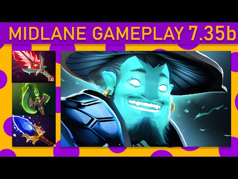 ⭐Storm Spirit 20+ Kills! Mid Gameplay 7.35b - Dota 2 Top MMR