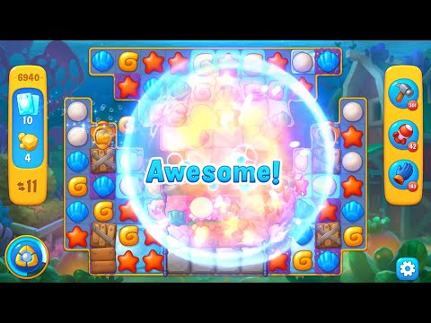 Fishdom 6940 Level - 22 moves - NO BooSTERS