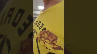 huge imperial moth matches my shirt