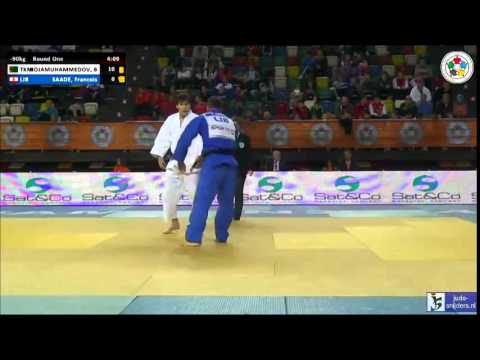 Judo 2014 Grand Prix Samsun: Hojamuhammedov (TKM) - Saade (LIB) [-90kg]