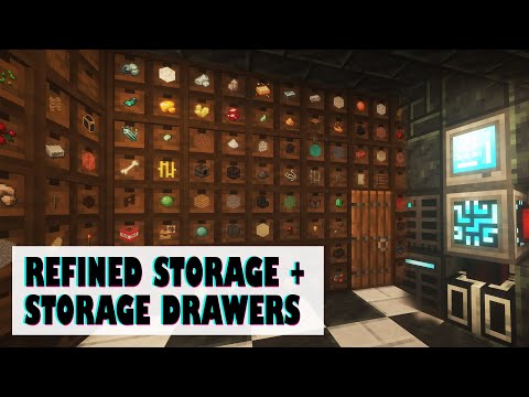 Refined Storage And Storage Drawers + Thermal Expansion Tutorial - Minecraft 1.18