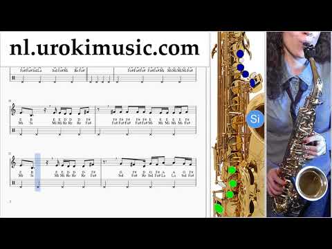 Saxofoonles (Tenor) DJ Khaled, Justin Bieber - No Brainer Muzieknoten Cursus um-ih374
