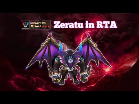 The Power of Zeratu (Dark Buffalo) in G3 RTA - Summoners War