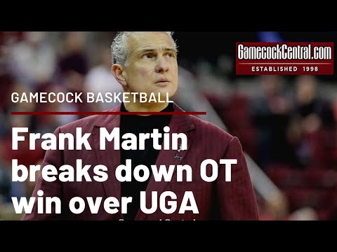 Gamecock basketball wins in OT against Georgia - Frank Martin press conference