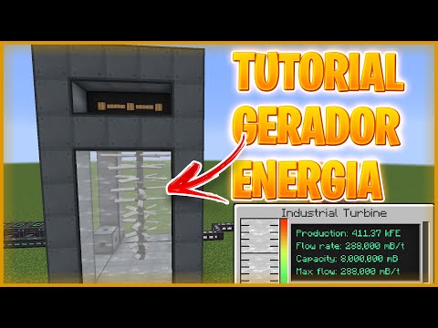 TUTORIAL - MELHOR GERADOR DE ENERGIA MEKANISM TURBINA INDUSTRIAL  ‹ FELIPE D ›