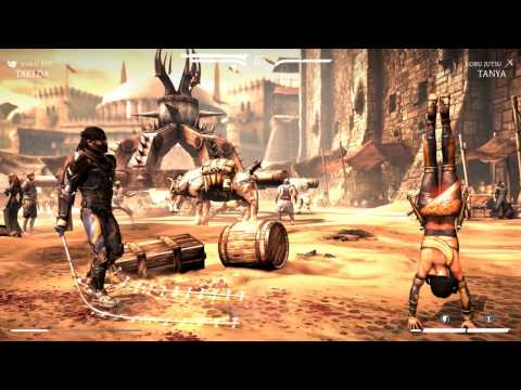 MKX- Takeda Vs Tanya. Single player match