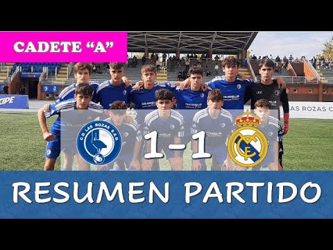 ⚽ RESUMEN: CADETE A 1-1 REAL MADRID CF B