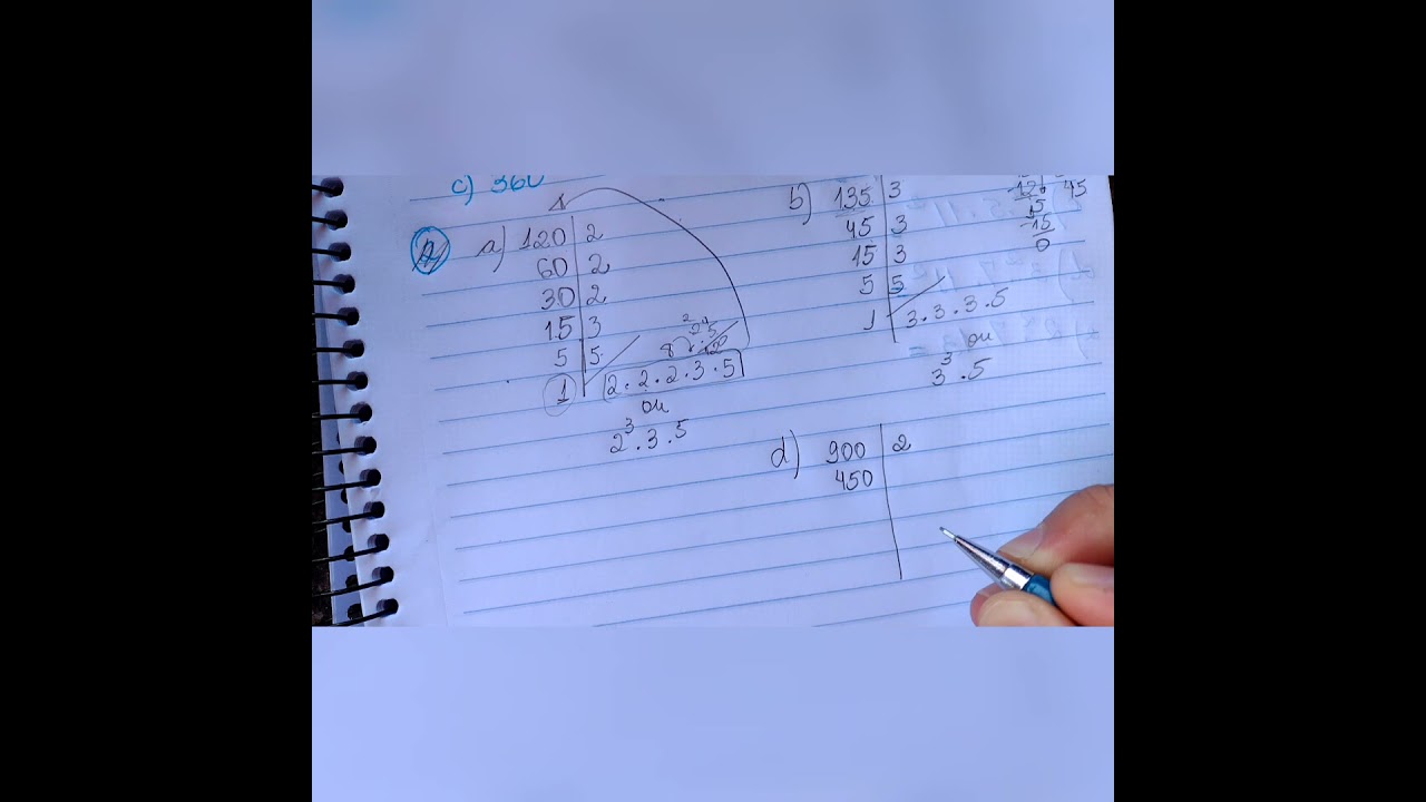 Decomposição em fatores primos