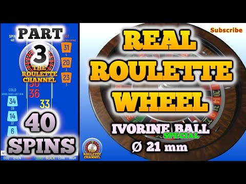 40 Roulette Wheel Spins - Both Directions - Blue Scoreboard - Part 3 of 6